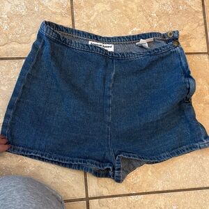 American Apparel Vintage Dark Blue Jean Shorts